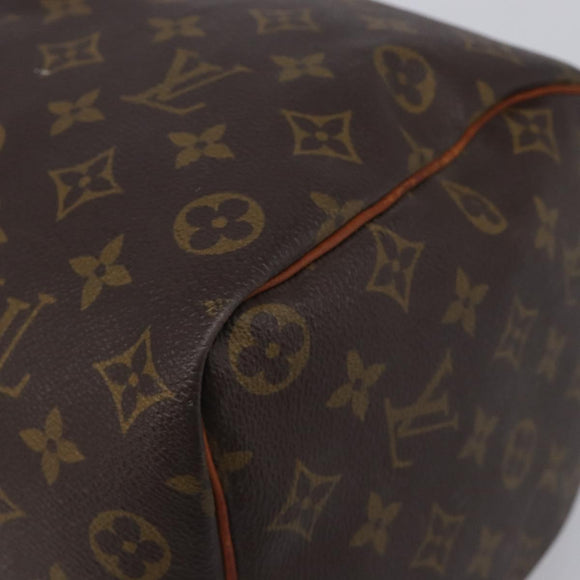 LOUIS VUITTON Monogram Speedy 35 Hand Bag M41524 LV Auth 201481
