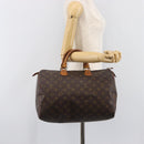 LOUIS VUITTON Monogram Speedy 35 Hand Bag M41524 LV Auth 201481-24