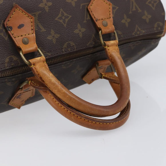 LOUIS VUITTON Monogram Speedy 35 Hand Bag M41524 LV Auth 201481