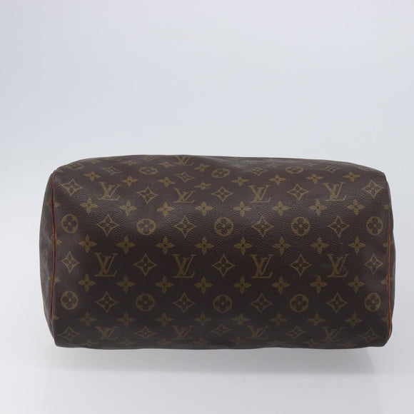LOUIS VUITTON Monogram Speedy 35 Hand Bag M41524 LV Auth 201481