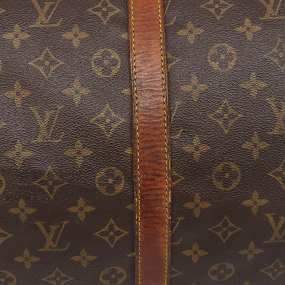 LOUIS VUITTON Monogram Keepall 55 Boston Bag M41424 LV Auth 201482