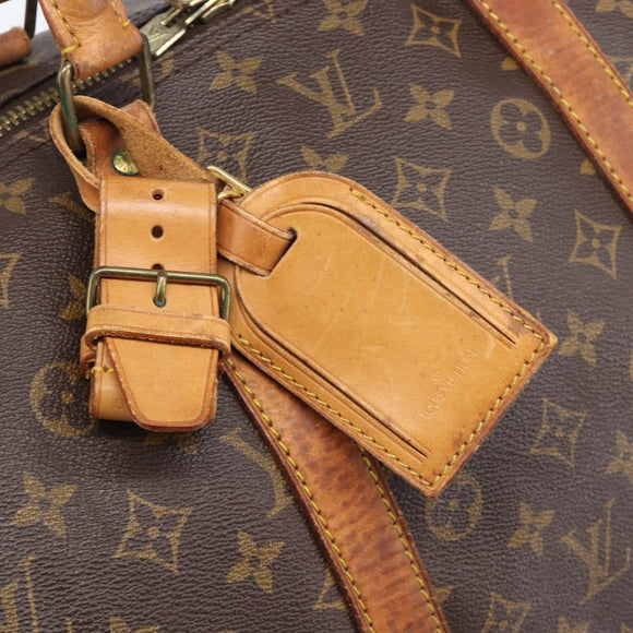 LOUIS VUITTON Monogram Keepall 55 Boston Bag M41424 LV Auth 201482