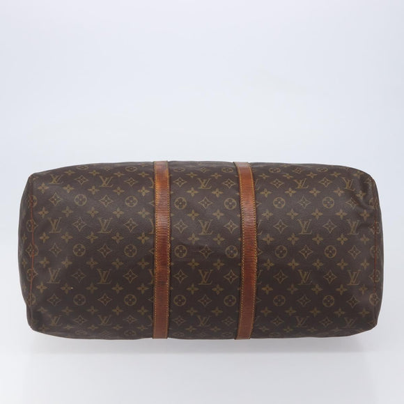 LOUIS VUITTON Monogram Keepall 55 Boston Bag M41424 LV Auth 201482