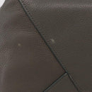CELINE Cabas Phantom Tote Bag Leather Gray Silver Auth 201483-6