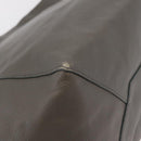 CELINE Cabas Phantom Tote Bag Leather Gray Silver Auth 201483-16