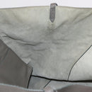CELINE Cabas Phantom Tote Bag Leather Gray Silver Auth 201483-19