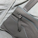 CELINE Cabas Phantom Tote Bag Leather Gray Silver Auth 201483-21