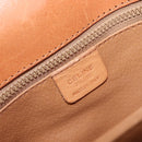 CELINE Macadam Canvas Shoulder Bag PVC Beige Gold Auth 201484A-22