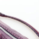 BALENCIAGA Covered Giant Day Hand Bag Leather Purple Silver 204527 Auth 201485V-14