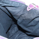 BALENCIAGA Covered Giant Day Hand Bag Leather Purple Silver 204527 Auth 201485V-26