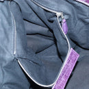 BALENCIAGA Covered Giant Day Hand Bag Leather Purple Silver 204527 Auth 201485V-30
