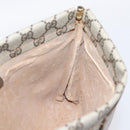 GUCCI GG Supreme Clutch Bag PVC Beige Gold 67 039 5229 Auth 201488-17
