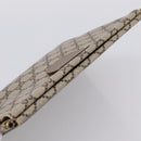 GUCCI GG Supreme Clutch Bag PVC Beige Gold 67 039 5229 Auth 201488-5
