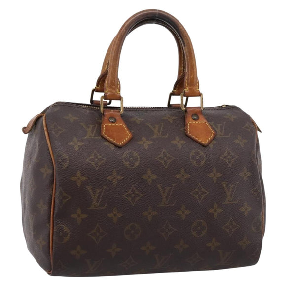 LOUIS VUITTON Monogram Speedy 25 Hand Bag M41528 LV Auth 201491