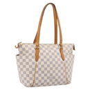LOUIS VUITTON Damier Azur Totally PM Tote Bag N41280 LV Auth 201492A-1