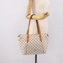 LOUIS VUITTON Damier Azur Totally PM Tote Bag N41280 LV Auth 201492A-23