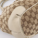 GUCCI GG Canvas Sukey Hand Bag 2way Beige Gold 247902 Auth 201493-14