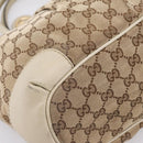 GUCCI GG Canvas Sukey Hand Bag 2way Beige Gold 247902 Auth 201493-16