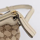 GUCCI GG Canvas Sukey Hand Bag 2way Beige Gold 247902 Auth 201493-17