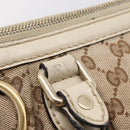 GUCCI GG Canvas Sukey Hand Bag 2way Beige Gold 247902 Auth 201493-19