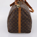 LOUIS VUITTON Monogram Keepall Bandouliere 55 Boston Bag M41414 LV Auth 201494-5