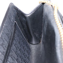 Christian Dior Trotter Canvas Chain Shoulder Bag Black Gold Auth 201497-20