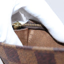 LOUIS VUITTON Damier Ebene Marais Pouch LV Auth 201498A-12