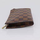 LOUIS VUITTON Damier Ebene Marais Pouch LV Auth 201498A-3