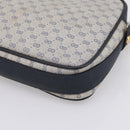 GUCCI Micro GG Supreme Shoulder Bag PVC Navy Gold 007 084 0423 Auth 201500-15
