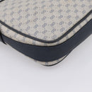 GUCCI Micro GG Supreme Shoulder Bag PVC Navy Gold 007 084 0423 Auth 201500-16