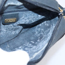 GUCCI Micro GG Supreme Shoulder Bag PVC Navy Gold 007 084 0423 Auth 201500-18