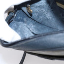 GUCCI Micro GG Supreme Shoulder Bag PVC Navy Gold 007 084 0423 Auth 201500-19