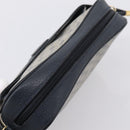 GUCCI Micro GG Supreme Shoulder Bag PVC Navy Gold 007 084 0423 Auth 201500-6