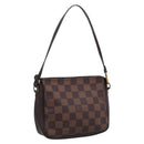 LOUIS VUITTON Damier Ebene Trousse Makeup Pouch N51982 LV Auth 201504A-1