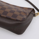 LOUIS VUITTON Damier Ebene Trousse Makeup Pouch N51982 LV Auth 201504A-14