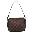 LOUIS VUITTON Damier Ebene Trousse Makeup Pouch N51982 LV Auth 201504A-13