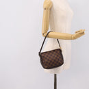 LOUIS VUITTON Damier Ebene Trousse Makeup Pouch N51982 LV Auth 201504A-21