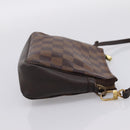 LOUIS VUITTON Damier Ebene Trousse Makeup Pouch N51982 LV Auth 201504A-4