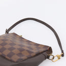 LOUIS VUITTON Damier Ebene Trousse Makeup Pouch N51982 LV Auth 201504A-8