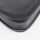 GUCCI Bamboo Hand Bag Leather Black Gold 000 1364 0633 Auth 201509A-13
