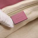 GUCCI Micro GG Canvas Guccissima Bag Leather Pink Gold 308452 Auth 201514-19