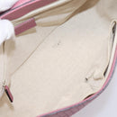 GUCCI Micro GG Canvas Guccissima Bag Leather Pink Gold 308452 Auth 201514-11