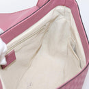 GUCCI Micro GG Canvas Guccissima Bag Leather Pink Gold 308452 Auth 201514-20
