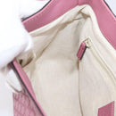 GUCCI Micro GG Canvas Guccissima Bag Leather Pink Gold 308452 Auth 201514-21