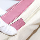 GUCCI Micro GG Canvas Guccissima Bag Leather Pink Gold 308452 Auth 201514-12