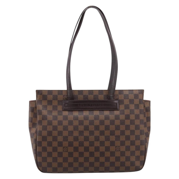 LOUIS VUITTON Damier Ebene Parioli PM Tote Bag N51123 LV Auth 201515A