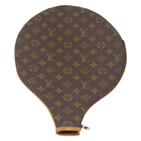 LOUIS VUITTON Monogram Racket Case LV Auth 201516