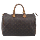 LOUIS VUITTON Monogram Speedy 35 Hand Bag M41524 LV Auth 201518-13