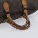 LOUIS VUITTON Monogram Speedy 35 Hand Bag M41524 LV Auth 201518-7