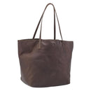 LOEWE Tote Bag Leather Brown Auth 201519-1